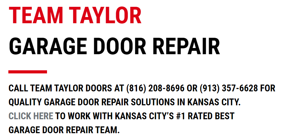 Garage Door Repair Service Kansas City MO